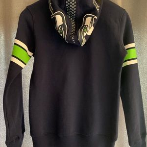 Youth Seattle Seahawks Zip Up Sweatshirt